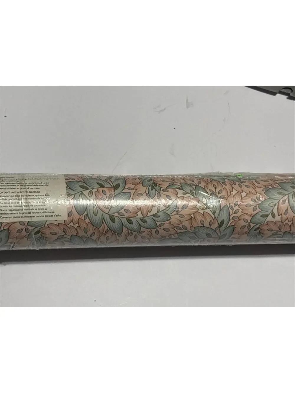 Ashbury Place Wallpaper Prepasted AP845  New Roll Pink Blue 56.5 Sq Ft